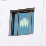 Post-it war Space Invaders